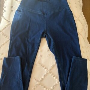 Halara Flex Cross-over Navy Blue Pocket Leggings